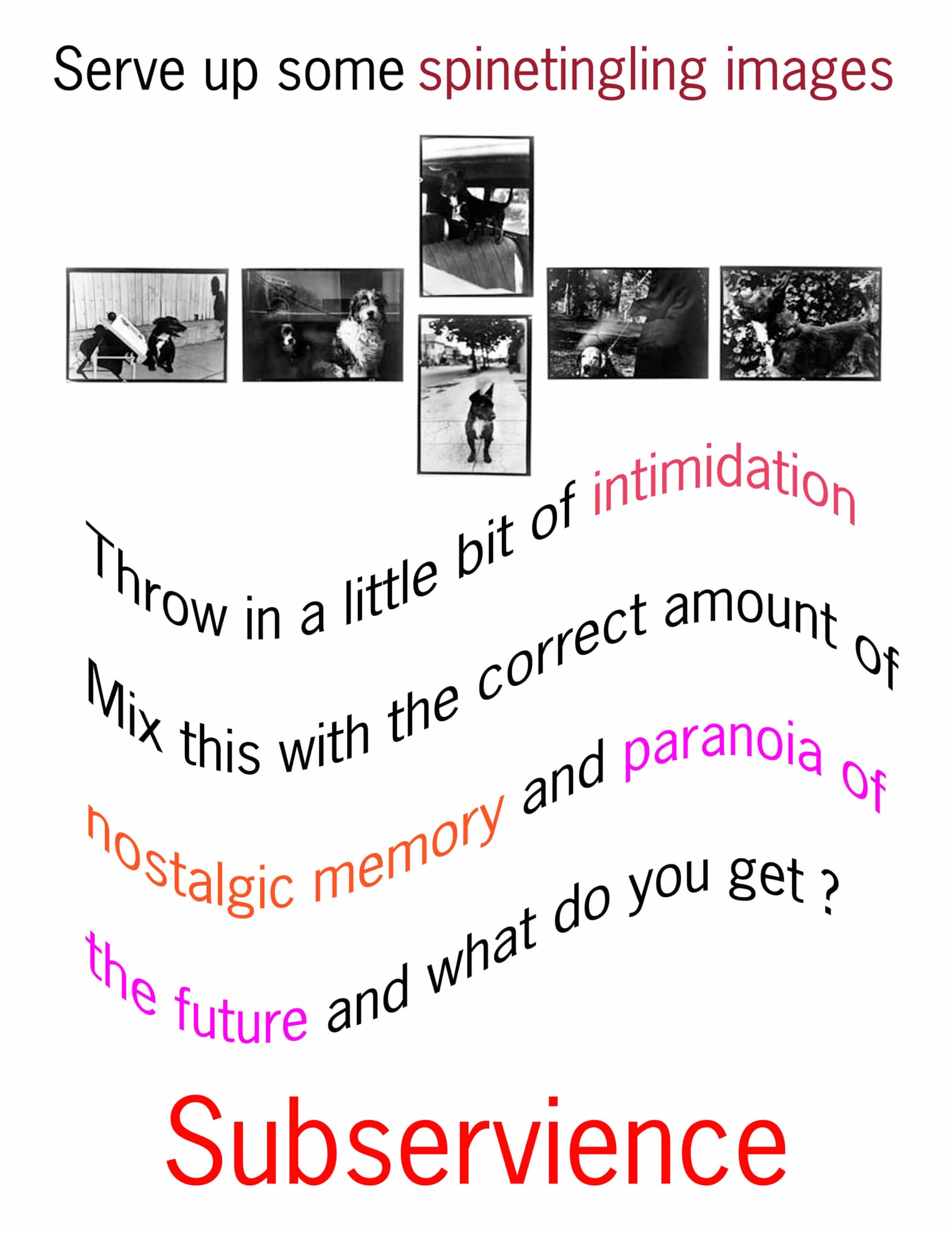 Give Me More Affection Less Despair 1981