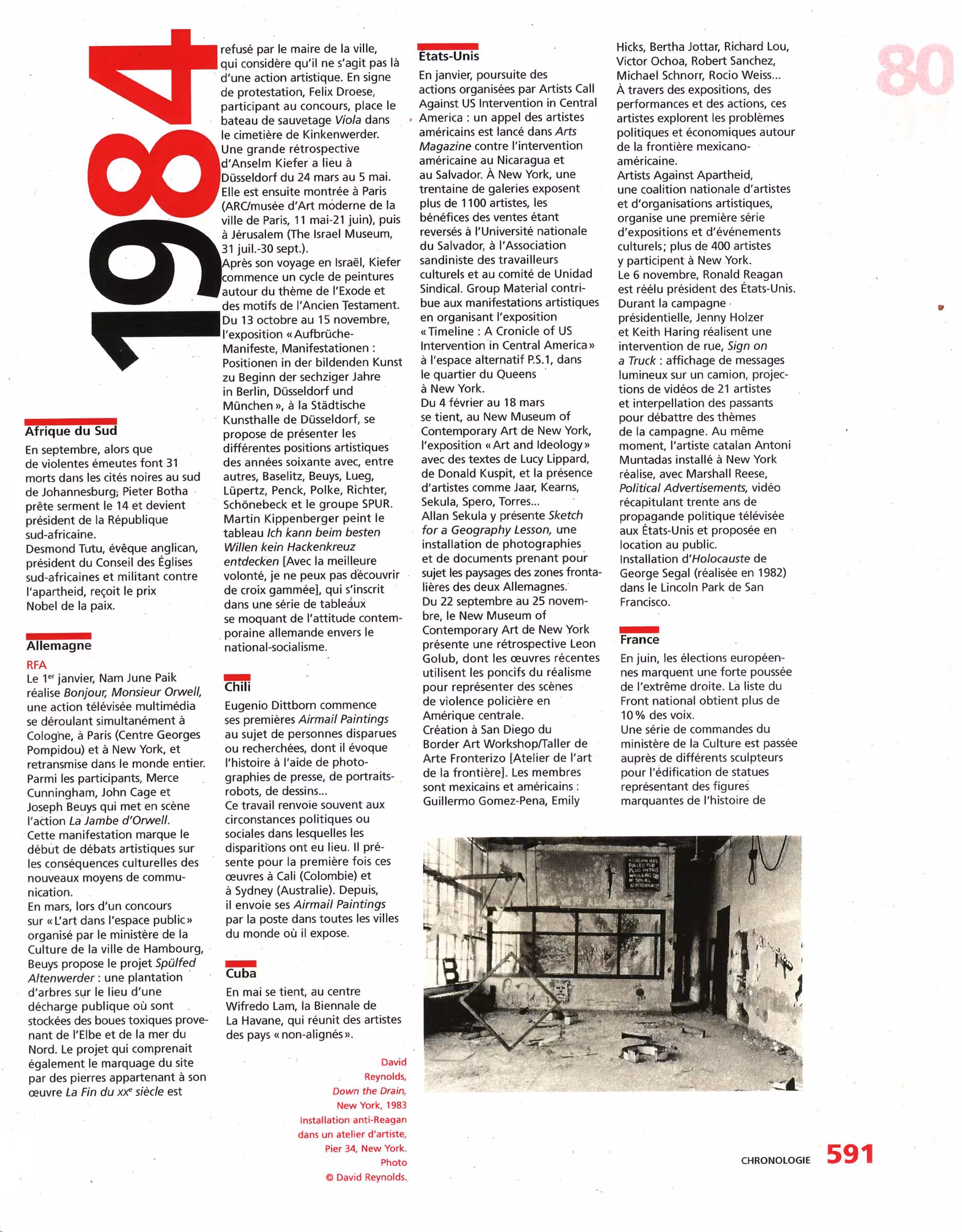 Face A L'Histoire 1996